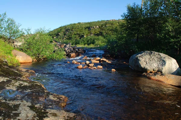 Los Rápidos Río Península Kola —  Fotos de Stock