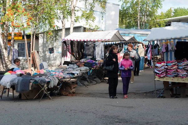 Уличная Торговля Рынке Города — стоковое фото