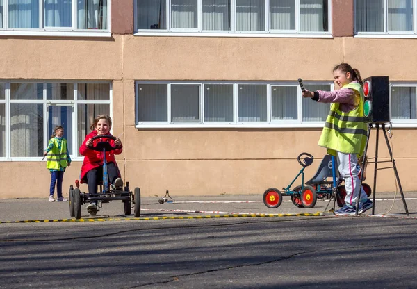 Voronezh Russia April 2017 Lesson Rules Road — Stock Photo, Image