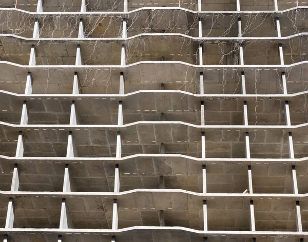 Concrete frame of a new monolithic house