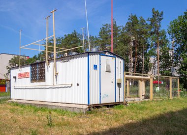 Bir konteyner şeklinde dağıtım gaz noktası