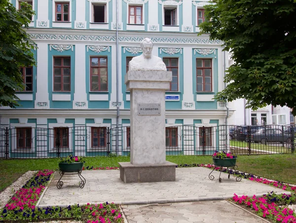 Monument Nikitin Voor Het Literaire Museum Voronezh — Stockfoto