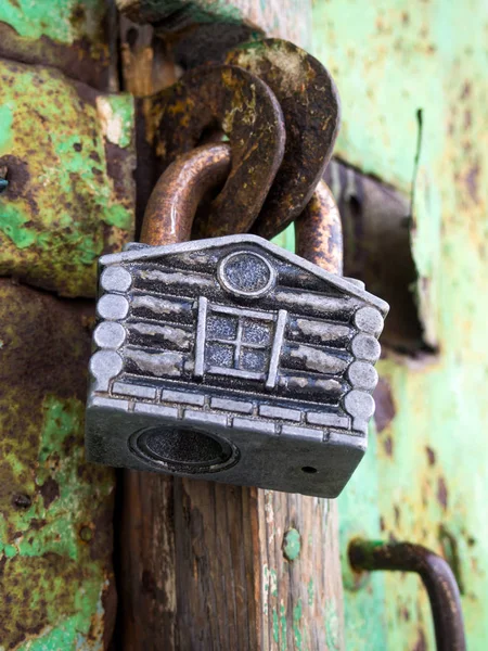 Door lock in the form of a house