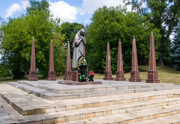 ロシアのザドンスク 2018年8月28日 ザドンスク市の母記念碑 — ストック写真