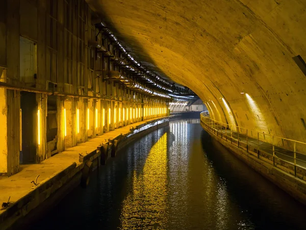 Balaklava Crimea Noviembre 2015 Muelle Del Canal Complejo Museos Subterráneos — Foto de Stock