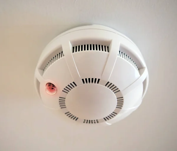 Fire Alarm Sensor Installed Ceiling — Stock Photo, Image