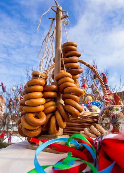 Bagels Souvenirs Dedicated Holiday Maslenitsa — Stock Photo, Image