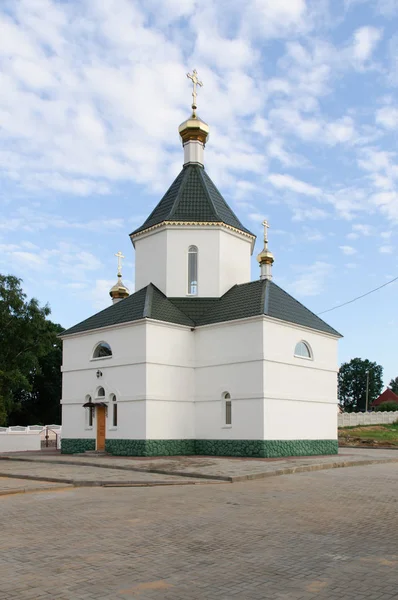 Mushkovichi Rusya Temmuz 2011 Muskovichi Köyünde Hayat Veren Teslis Kilisesi — Stok fotoğraf