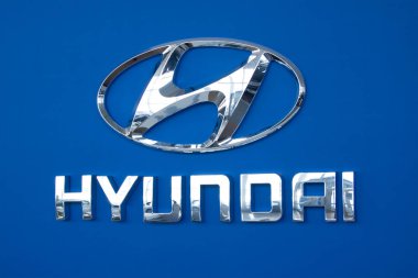 Moskova, Rusya - 7 Nisan 2013: Hyundai Logo