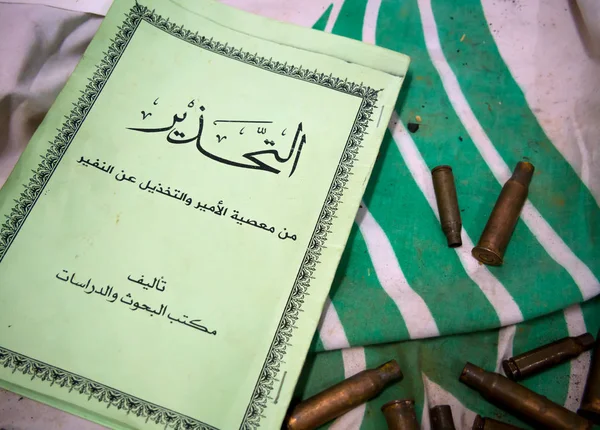 Murmansk, Rusya - 22 Nisan 2019: Igil propaganda broşürü, gezici sergi 