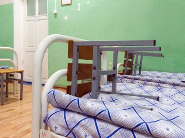 Askeri hastane odasının parçası