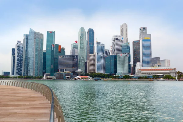 Singapore November 2019 Skyscrapers Business Center Singapore Afternoon — Stock Photo, Image