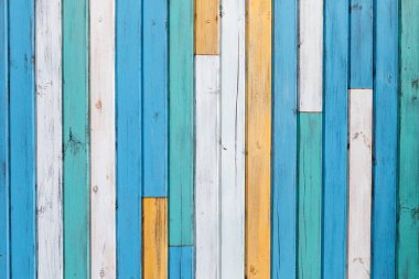 Renkli tahta tahtaların soyut arkaplanı