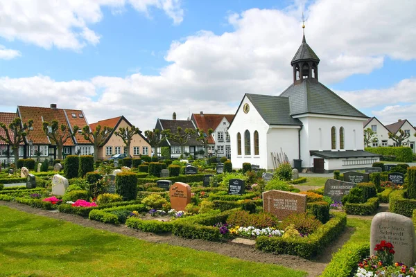 Schleswig Germany May 2008 Old Cemetery Coast Village Hill — 스톡 사진