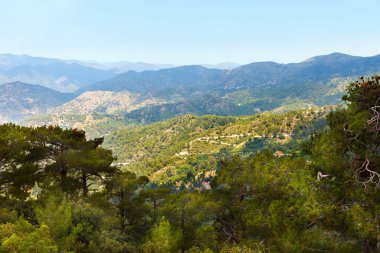 Kıbrıs adasının batı kesimindeki Troodos dağları