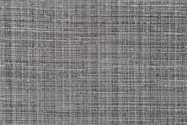Kalın, kalın ipliklerden yapılmış gri keten kumaş. Arkaplan resmi, doku