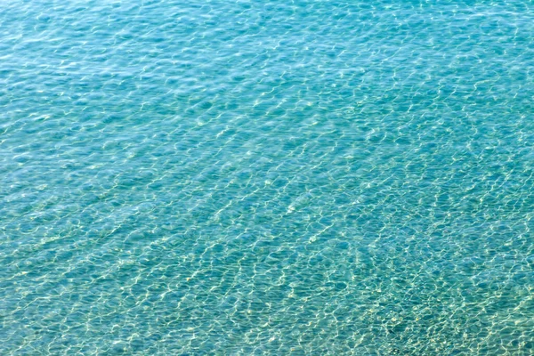 Clear Transparent Turquoise Water Mediterranean Sea Background Image Texture — Stock Photo, Image