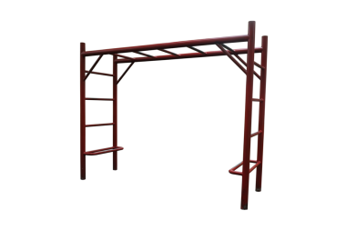 Rectangular mild steel mulifunctional monkey bar, For playground, isolated on white background 