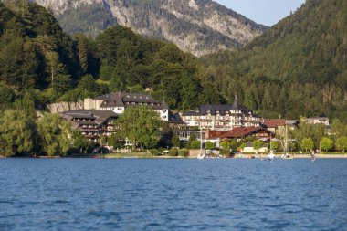 Fuschlsee in the Salzkammergut, Avusturya, 2019