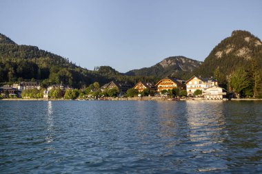 Fuschlsee in the Salzkammergut, Avusturya, 2019