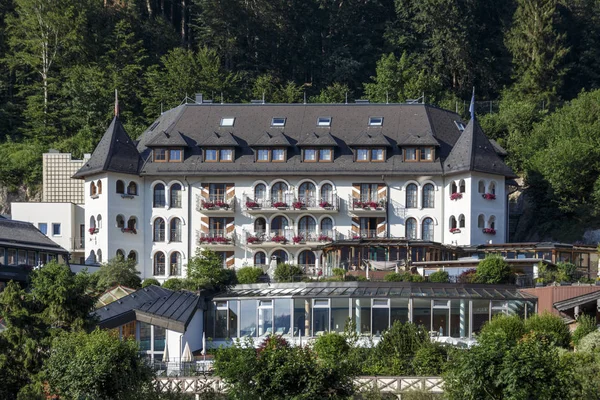 Hotel Ebner 's Waldhof in Fuschl am See, Áustria, 2019 — Fotografia de Stock
