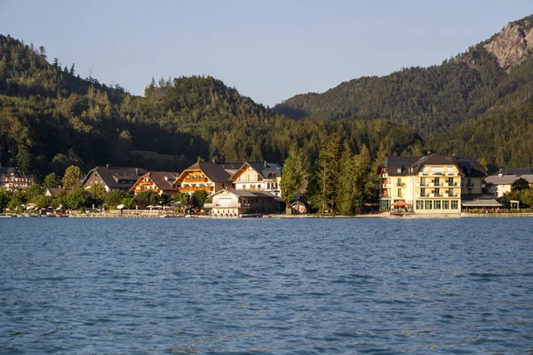 Fuschlsee no Salzkammergut, Áustria, 2019 — Fotografia de Stock