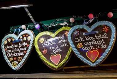 Gingerbread kalpler 2015, Münih, Almanya, Theresienwiese