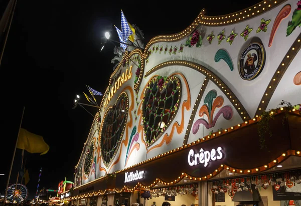 Tenda Marstall no Oktoberfest em Munique, Alemanha, 2015 — Fotografia de Stock