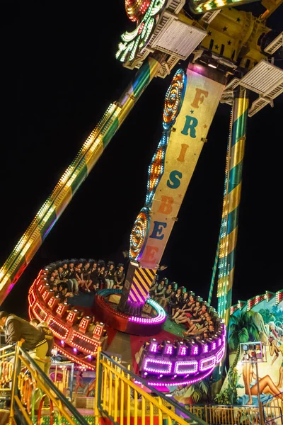 Frisbee-Fun-Fahrt beim Oktoberfest in München, 2015 — Stockfoto