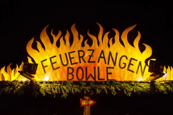 Münih'te Theresienwiese Tollwood Kış Festivali, Almanya, 2