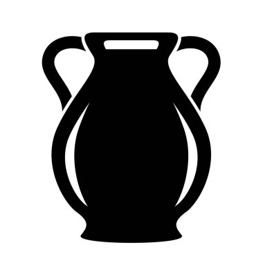 Teneke kutu süt veya su için sürahi. Sürahi Logo vektör çizim web veya baskı tasarımı için basit simgesi.