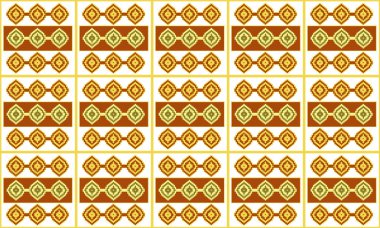 Aztek dil desen tasarım sorunsuz vektör. Soyut geometrik kenarlık doku boho stili. Şili süsleme motifi. Vektör çizim web veya baskı tasarımı için.