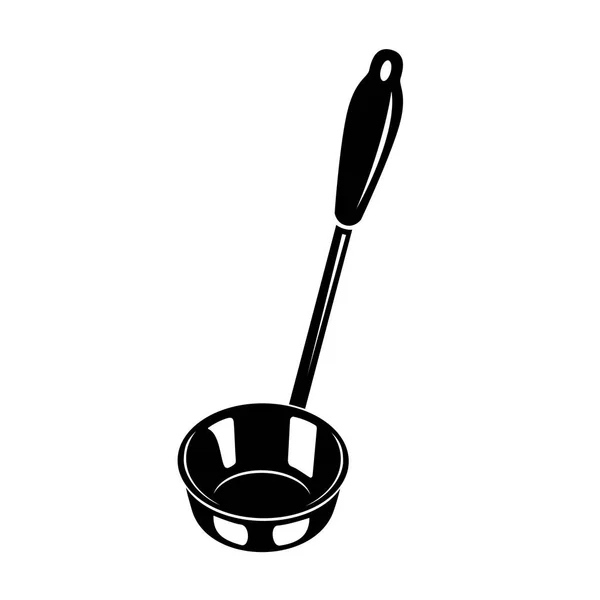 厨房钢包汤厨师图标 厨房钢包汤的简单例证为 Web 提供矢量图标 — 图库矢量图片
