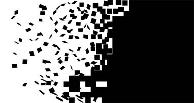 Duvar karoları uçmak kır. Tuğla yıkıma. Ara duvar karoları sinek imha tuğla vektör görüntü web için basit vektör çizim