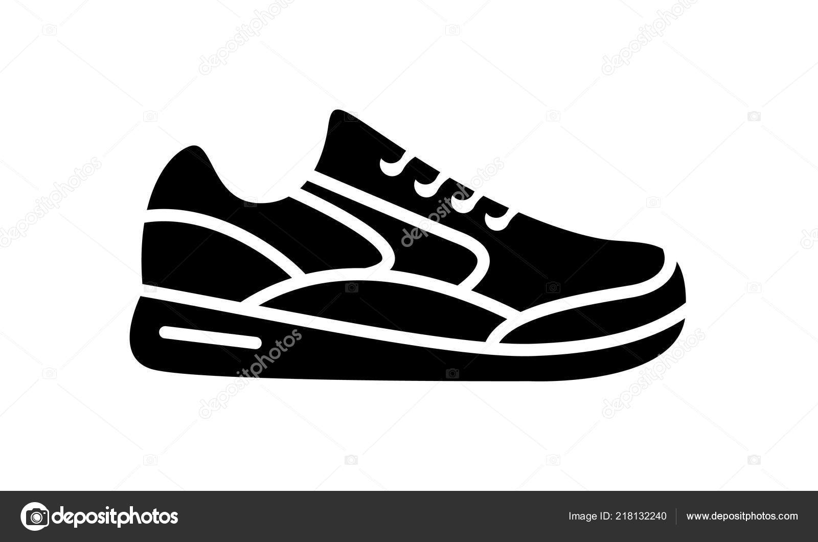 Running Shoes Icon Simple Illustration Fitness Sport Gym