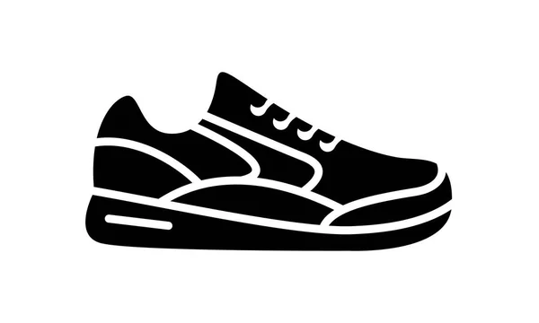 Running Shoes Icon Simple Illustration Fitness Sport Gym Shoe Vector — Stock Vector