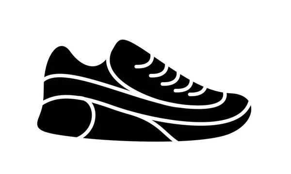 Icono Zapatos Para Correr Ilustración Simple Fitness Deporte Zapato Gimnasio — Archivo Imágenes Vectoriales