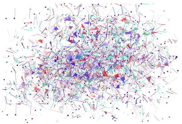 Linee di flusso triangolo schegge esplosione di vetro — Vettoriale Stock