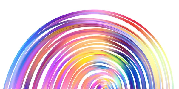 Kunst regenboog kleur penseelstreek Paint draw. — Stockvector