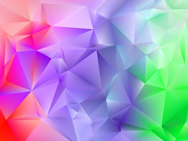 Dreiecke bunt Textur abstrakt Netz Form gesetzt — Stockvektor