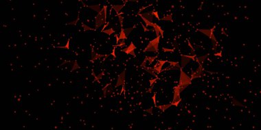 Patlama üçgenleri veri akışı bulut kaos tasarımı