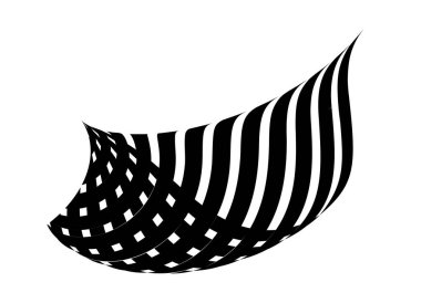 Spiral logo parçacık tasarımı. Renkli huni. Tor.