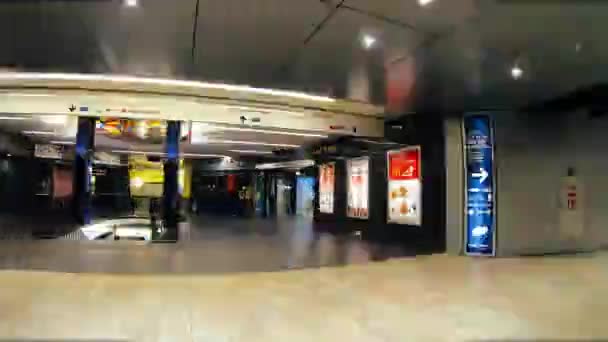 Hiperlapso Metro Hamburgo Alemania — Vídeo de stock