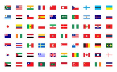 Uluslararası ülke bayrakları sembolü
