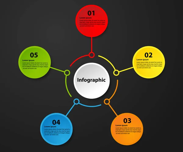 Projeto Elemento Infográfico Etapa Planejamento Infográfico — Vetor de Stock