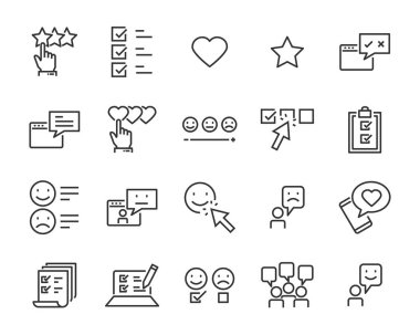 gibi soru, İnceleme, test, app geri bildirim satırı simgeler kümesi