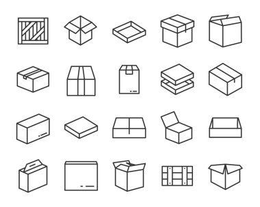 teslimat, Hediyelik, alışveriş, şimdiki gibi gönder kutusunda simgeler kümesi, 