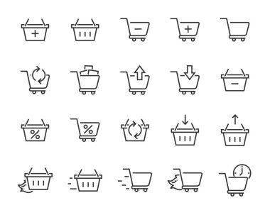 teslimat, taşıma, posta, hizmet gibi gönder simgeler kümesi