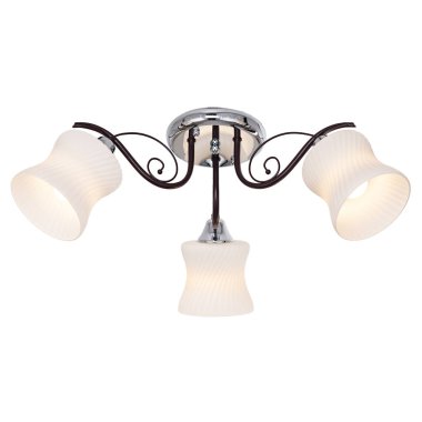 Beyaz arkaplanda izole edilmiş klasik tarzda avize