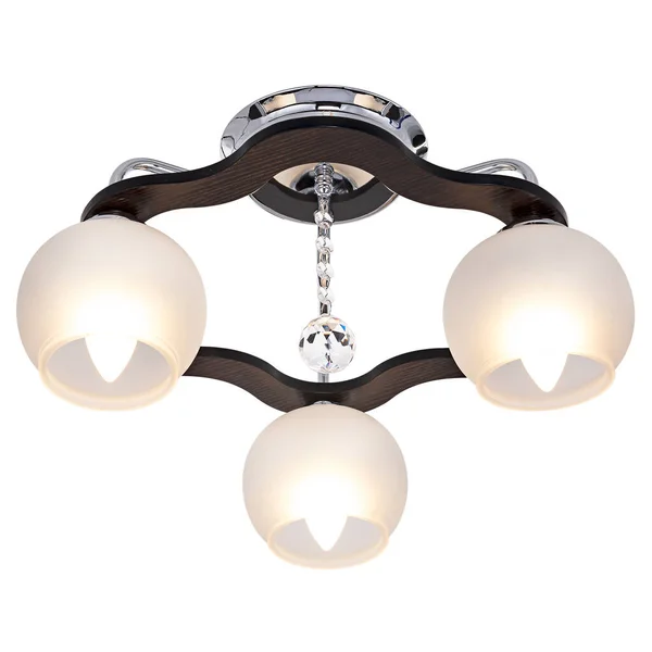 Lustre Style Vintage Isolé Sur Fond Blanc — Photo